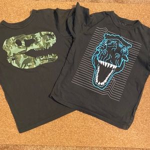 Childrens place 5T dinosaur shirt bundle